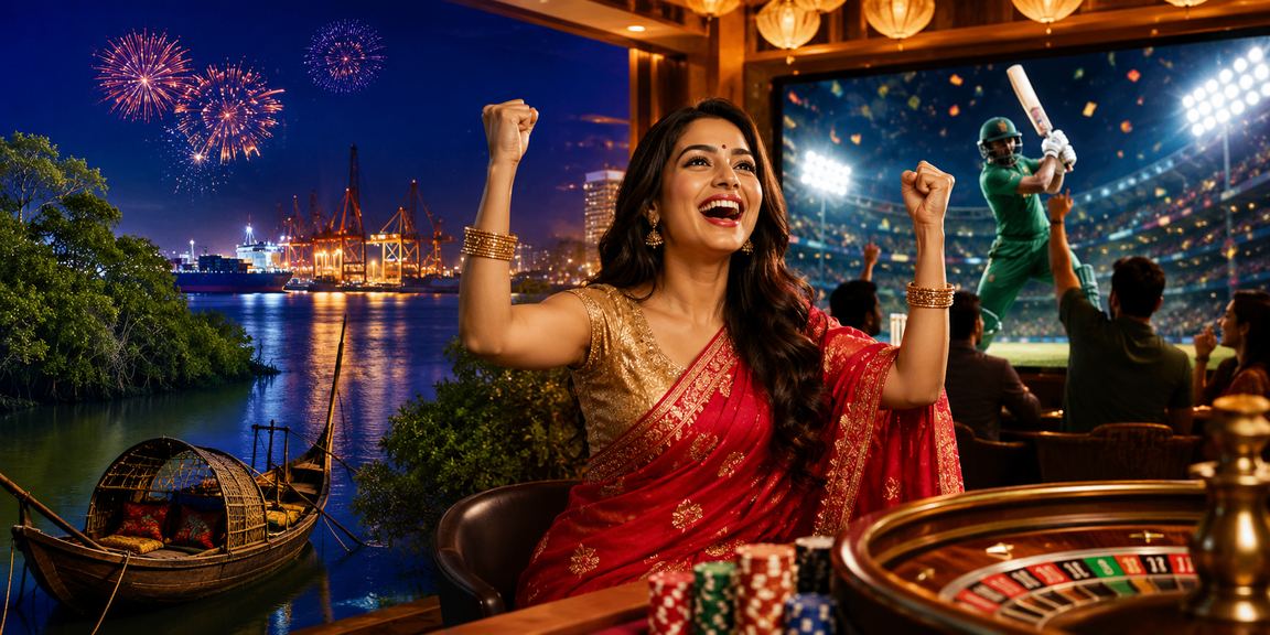 চট্টগ্রামে পহেলা বৈশাখ উপলক্ষে ক্রিকেট বেটিং প্রোমোশন উদযাপন করছেন খেলোয়াড়রা