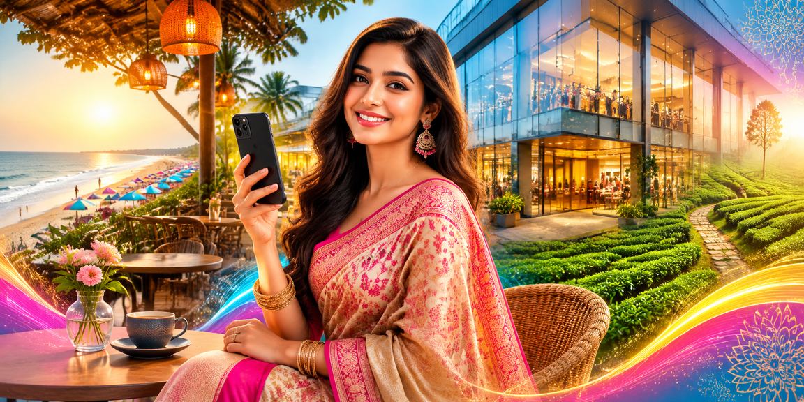 কক্সবাজারে শাড়ি পরা নারী মোবাইলে 5666bd ডিপোজিট ও অডস দেখছেন