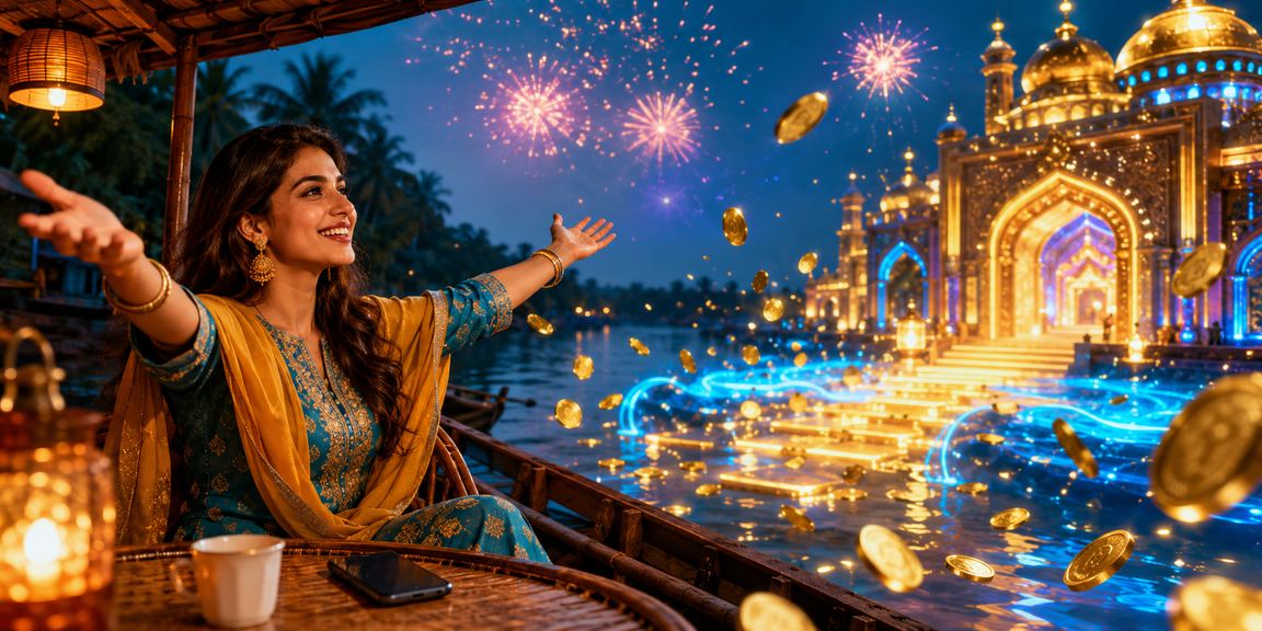 সুন্দরবনের পটভূমিতে বাংলাদেশি মডেল মোবাইলে ক্যাসিনো ও লাইভ বেটিং উপভোগ করছেন